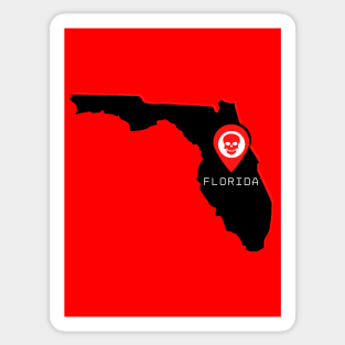 Florida The Covidiot Capital Sticker